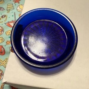 Vintage cobalt dish